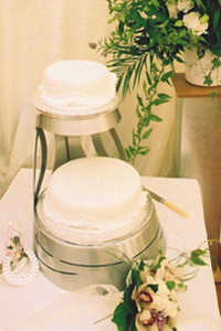 Little Ironies cake stand, cake made by Trish Moody