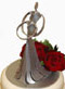 Cake topper at Emma Withers' wedding 