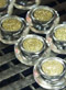 Glitter tea lights available from Little Ironies store